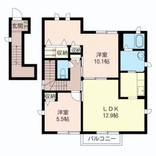 グレイスハイムA【2階】の間取り