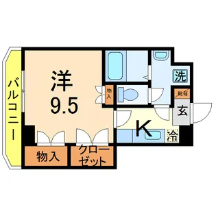 リバティープラザ袋町【3階】の間取り
