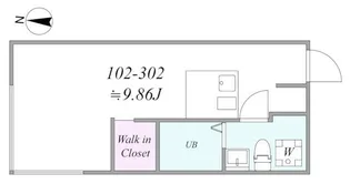 trias317【1階】の間取り