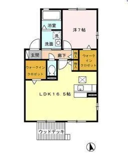 エスペランサ【2階】の間取り