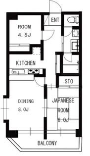 アクアマリン希望ヶ丘B棟【2階】の間取り