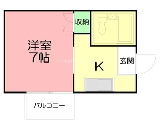 Access 代官町(アクセスダイカンチョウ)【2階】の間取り