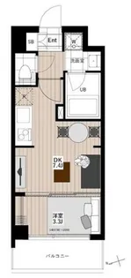 アーバンパーク清澄白河【8階】の間取り