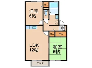 リヴィエール志免A【2階】の間取り