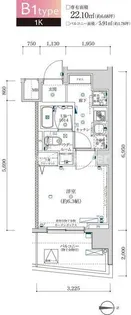 スクエアシティ東神奈川【2階】の間取り