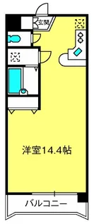 ディアコート五番館【3階】の間取り