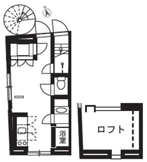 ファーレ代々木上原II【1階】の間取り