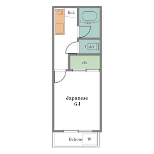 第一幸銀荘【1階】の間取り