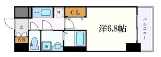 S-RESIDENCE鶴舞駅前【13階】の間取り