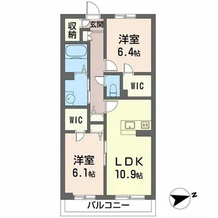 エピック【1階】の間取り