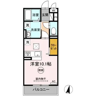 グランシエル下見【1階】の間取り