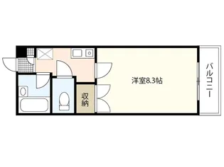 第2中福ビル【2階】の間取り