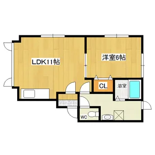 サイエンスハイツ【1階】の間取り
