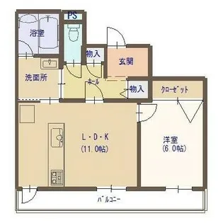 エポカ春江【4階】の間取り