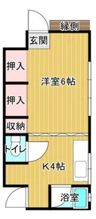 沖美荘【1階】の間取り