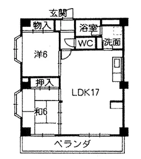 マンション葵【3階】の間取り
