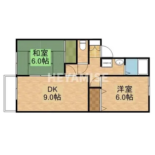 ハイツエンブレム【2階】の間取り