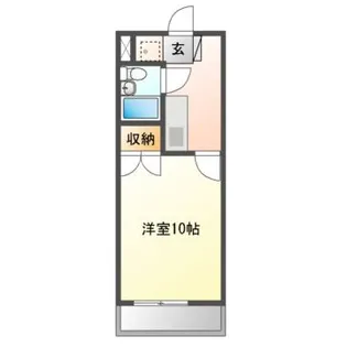 サニーハイツ西町【5階】の間取り