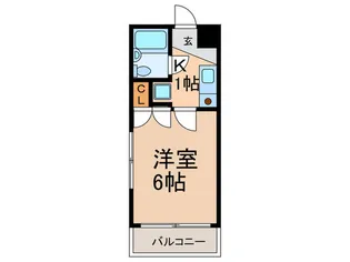 ライオンズマンション六甲道【2階】の間取り