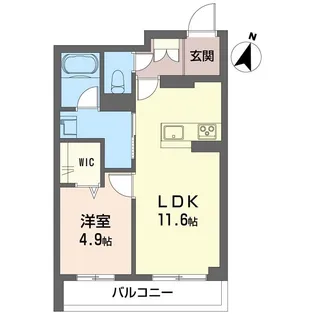 KSII【1階】の間取り