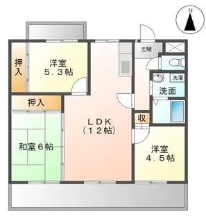 ドルチェ【3階】の間取り