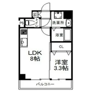 スプランディッド堺東【10階】の間取り