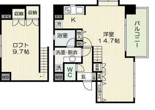 アークヒルズ【3階】の間取り
