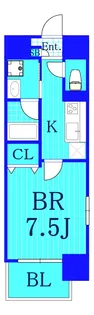 ブランドール川治【6階】の間取り
