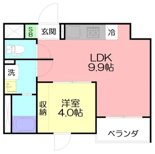 Sette Luce【2階】の間取り