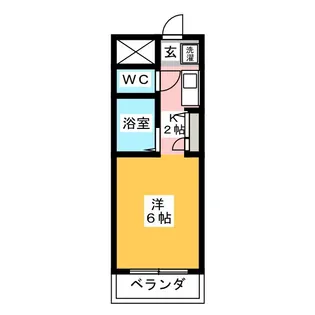 フォレスト森【2階】の間取り