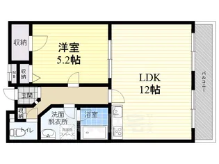青楓館【3階】の間取り