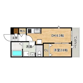 南小泉八軒小路新築AP【2階】の間取り