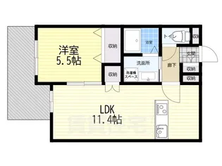 Hebel Maison 長興寺【1階】の間取り