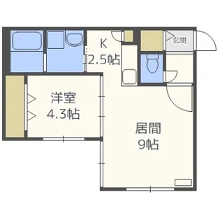 LA・y’s(ラワイズ)【4階】の間取り