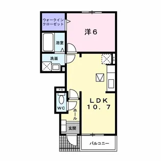 グラン ソレイユ【1階】の間取り
