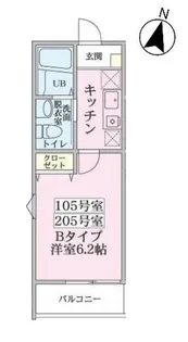 Pier S&T【1階】の間取り