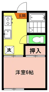 サンハイツ【2階】の間取り