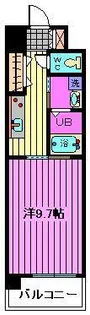 エムウッド グラーツィア【3階】の間取り
