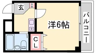 フルーレゾン神戸パートII【3階】の間取り