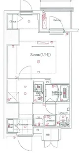 フェルクルールプレスト押上II【3階】の間取り