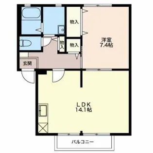 エマーブルB【1階】の間取り