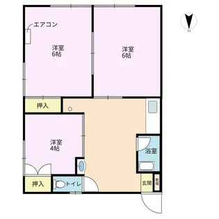 コーポ竹内【2階】の間取り
