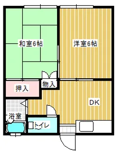 クリーンハイツ【1階】の間取り