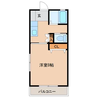 ブライトハウス【1階】の間取り