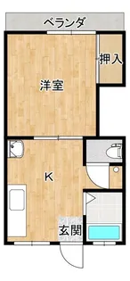 広陽ハイツ【1階】の間取り
