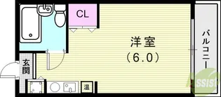 シティゴールド【4階】の間取り