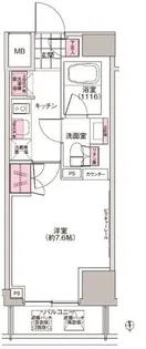 プレジリア東日本橋【3階】の間取り