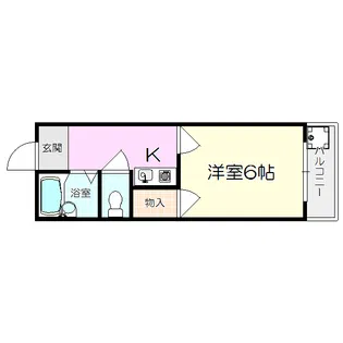 ひいらぎ塚口【2階】の間取り