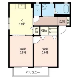 グランシード尾崎台A【2階】の間取り