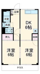 レスポワール【2階】の間取り